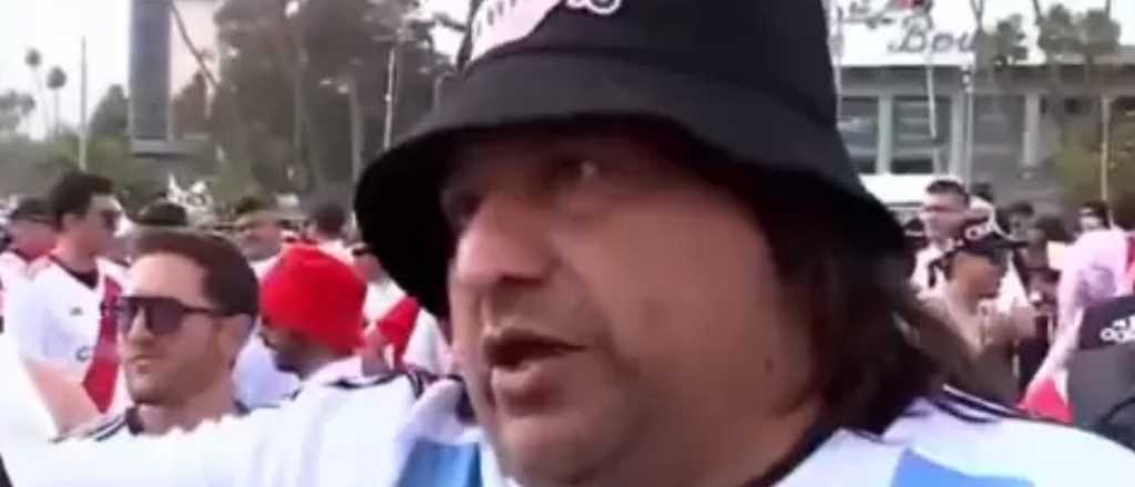 Un mendocino de River quem&oacute; su auto para viajar al Mundial de Clubes