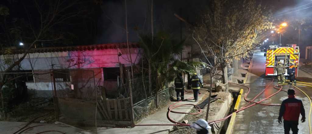 Incendio en una casa de Guaymallén
