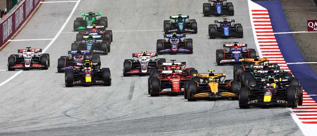 D&iacute;as, hora y TV: el cronograma completo de la F&oacute;rmula 1 en Austria