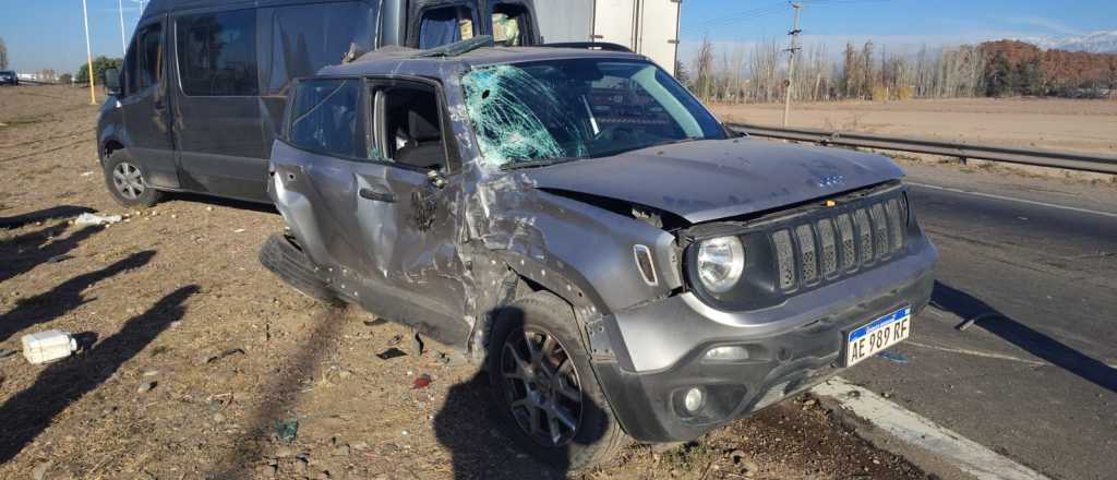 Un muerto por el brutal choque múltiple en el Acceso Sur