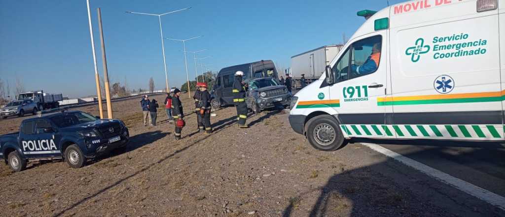 Murió un motociclista de 80 años que chocó con una camioneta en Tunuyán