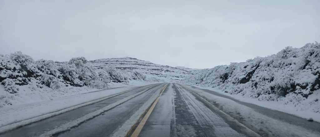 El paso Cristo Redentor está habilitado: 22° bajo cero en Las Cuevas