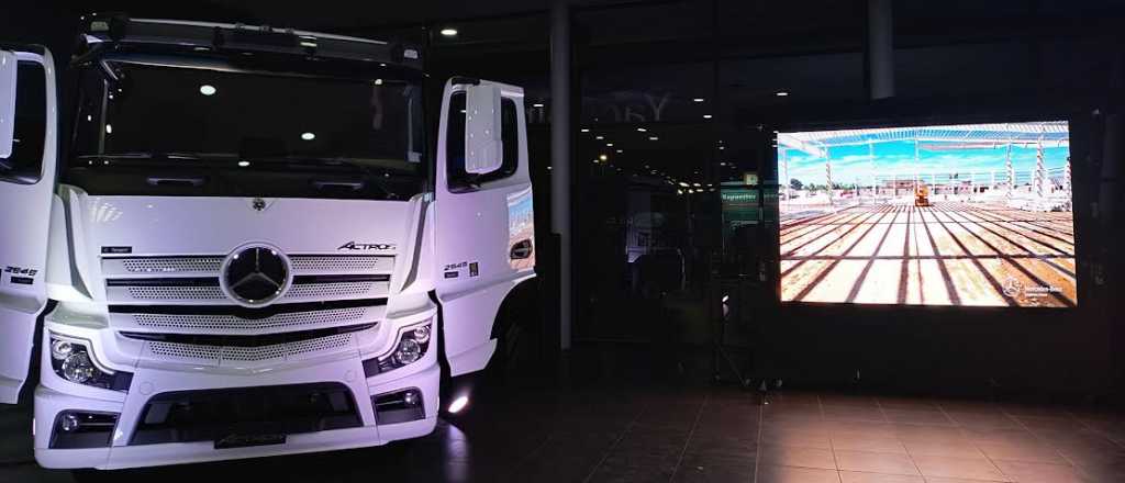 Los nuevos camiones y buses Mercedes-Benz ya est&aacute;n en Mendoza 