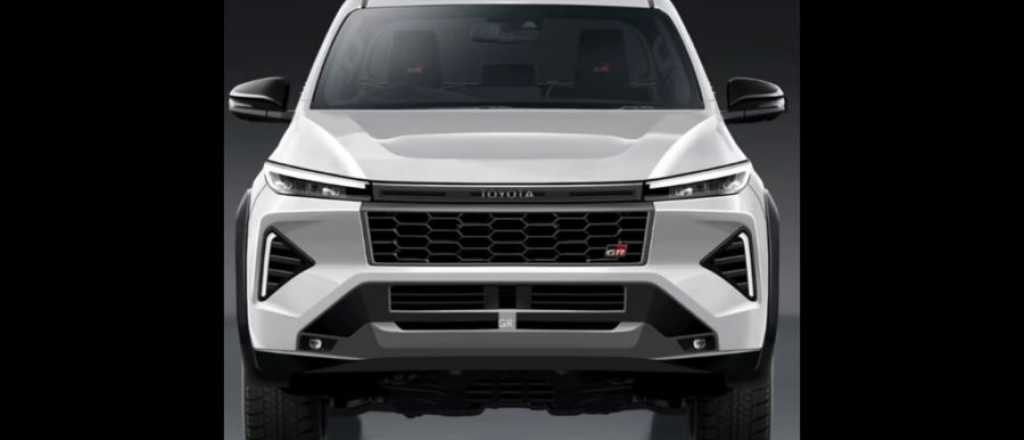 Se filtraron más imágenes de la nueva Hilux: diseño GR Sport y motor híbrido
