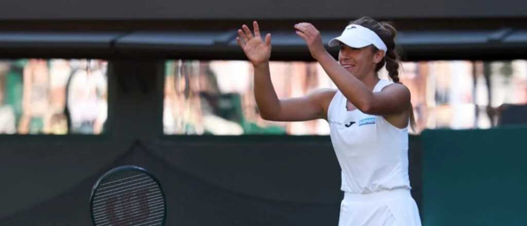 Solana Sierra ganó y sueña con Wimbledon