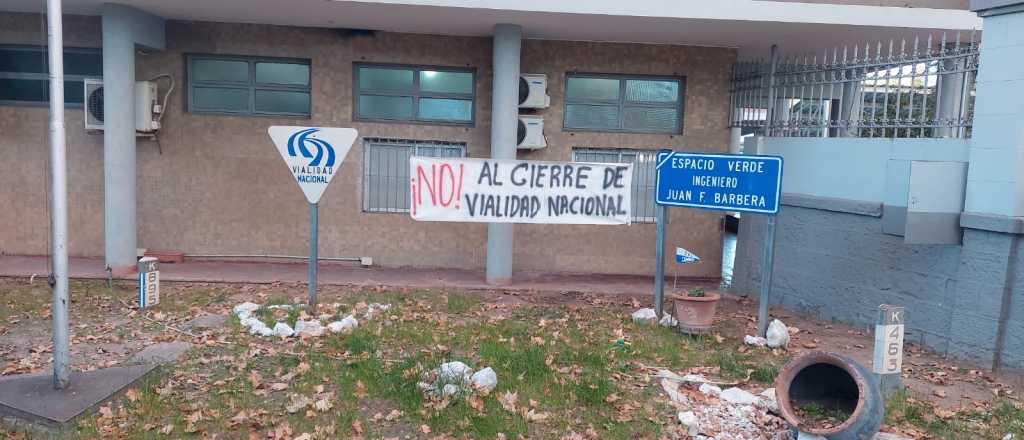 Preocupación en la sede en Mendoza de Vialidad Nacional