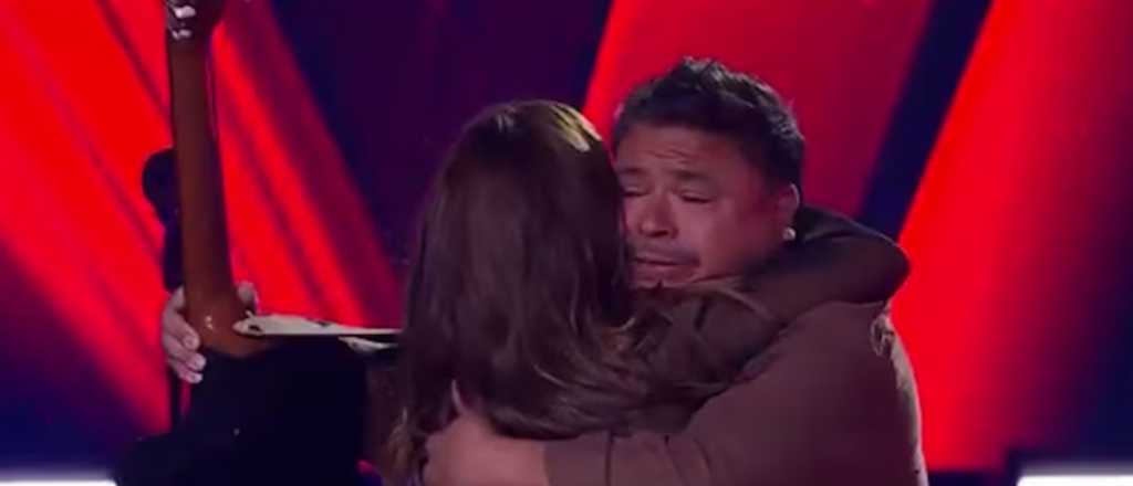 Las l&aacute;grimas de la Sole por la "pasi&oacute;n" de un concursante de La Voz