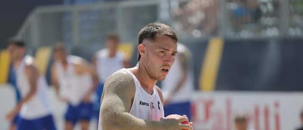 Nicolás Diéguez, el mendocino que triunfa en el beach handball italiano