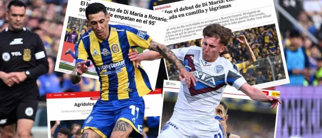 "Raro": la prensa europea y el escandaloso arbitraje en Rosario Central-Godoy Cruz