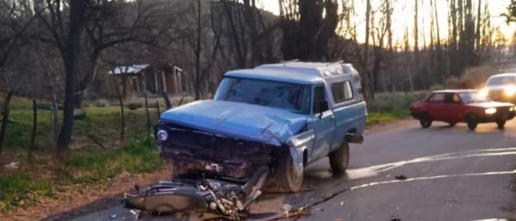 Murió un motociclista en un accidente en Tupungato