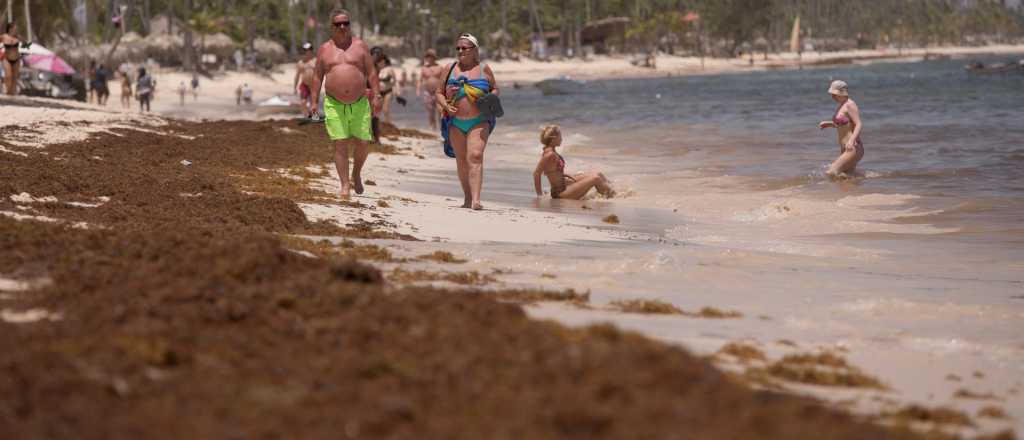 Selfies sin mar: el "nuevo" Caribe que sorprende a los mendocinos