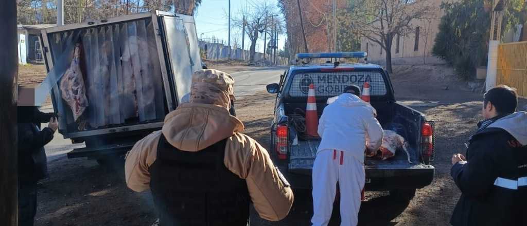 Nuevo decomiso de carne en Las Heras: ahora 240 kilos