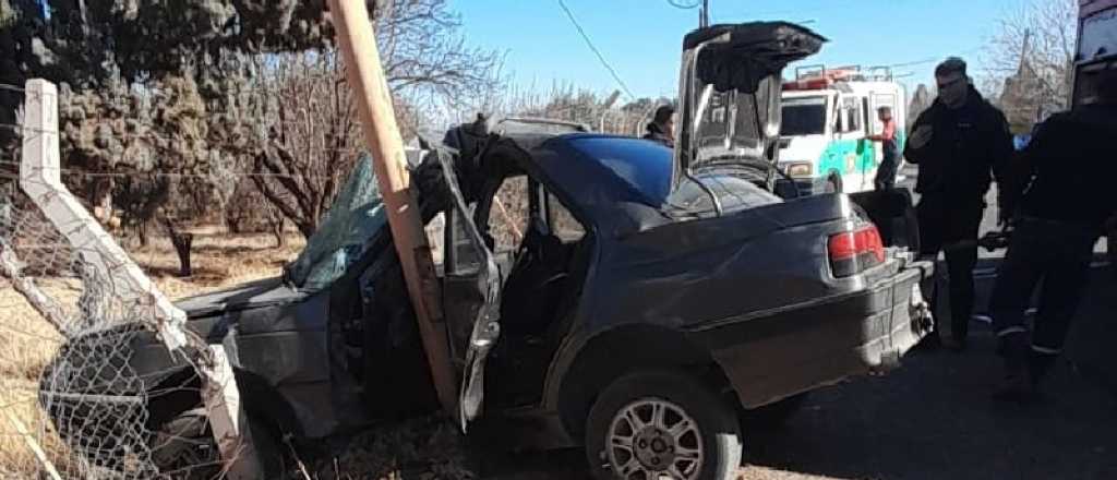 Una mujer perdió el control del auto y murió frente a sus hijos en Rivadavia