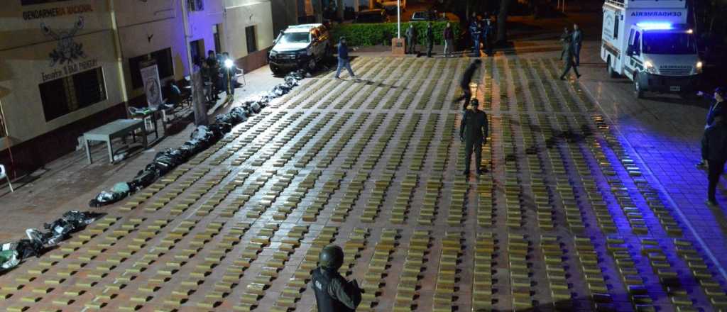 Interceptaron un camión que iba a Chile con 1.500 kilos de marihuana