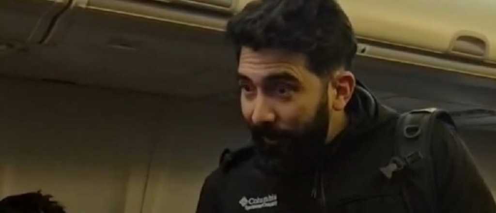 Video: polémica en un avión de Flybondi que venía a Mendoza