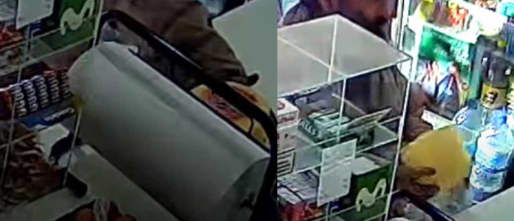 Video: un hombre rob&oacute; una horma de queso para rallar en San Rafael