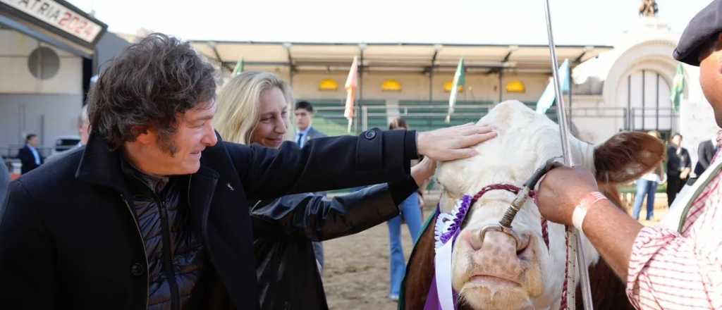 Máxima expectativa por la visita de Milei a la Rural: ¿bajan las retenciones?