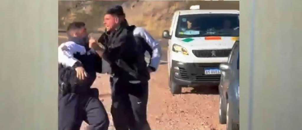 Video: escandalosa detención de un futbolista de primera en Mendoza