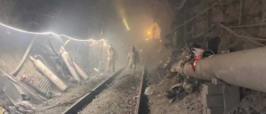 Videos: un muerto por el derrumbe en una mina de Chile