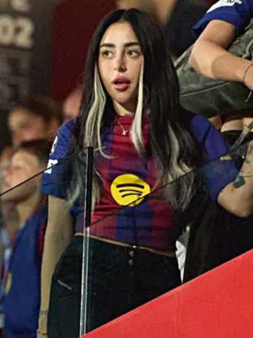 Nicki Nicole alentó al Barça y crece el rumor de romance con una estrella Blaugrana - Mendoza Post