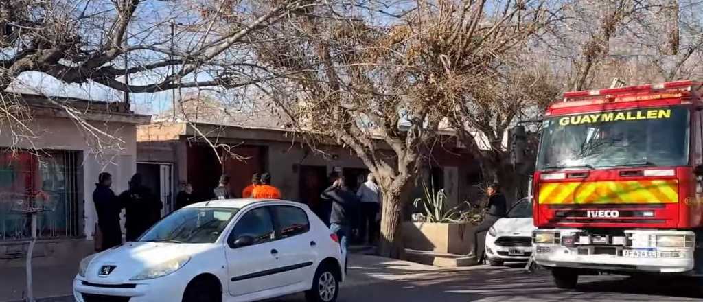 Se desplomó el techo de una casa en Guaymallén