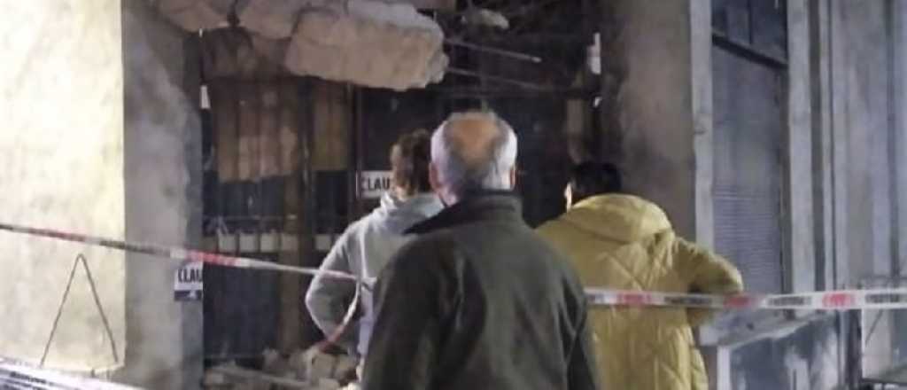 Se derrumb&oacute; una construcci&oacute;n en Ciudad y piden extremar cuidados