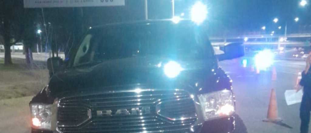 Manejaba totalmente ebrio en Guaymallén y fue detenido