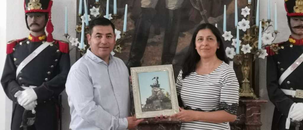 Una imagen del Cerro de la Gloria en el museo de Boulogne Sur Mer