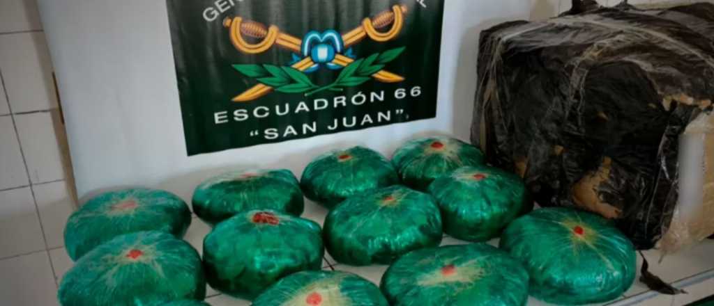 Incautaron cocaína en un micro que iba de Mendoza a San Juan