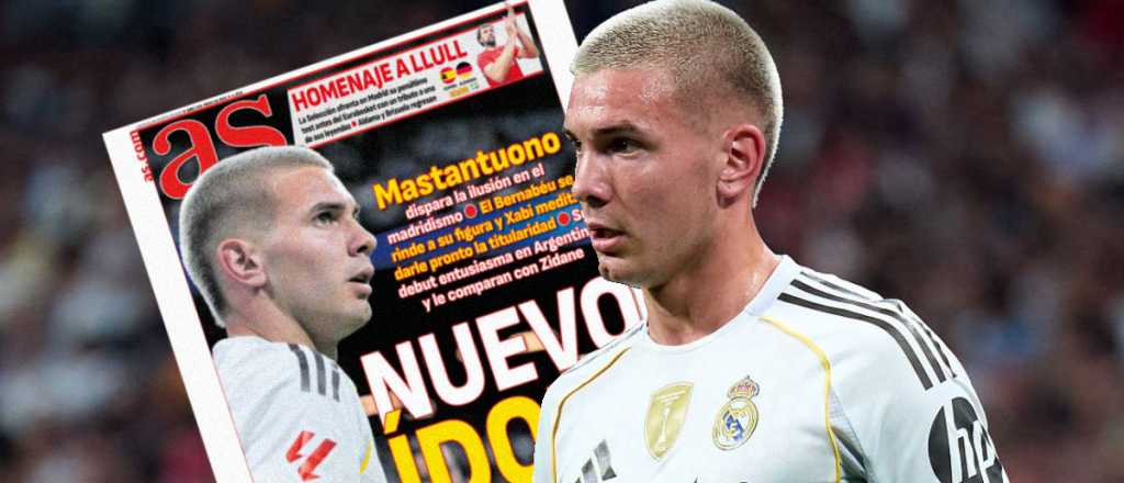 "Nuevo ídolo": la prensa española, rendida ante Mastantuono tras su debut