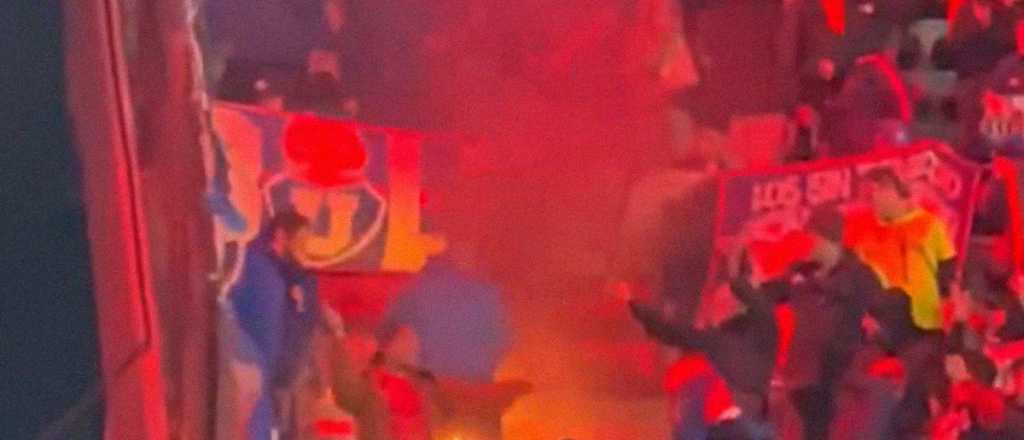 Video: suspendido Independiente - U de Chile por barbarie en las tribunas