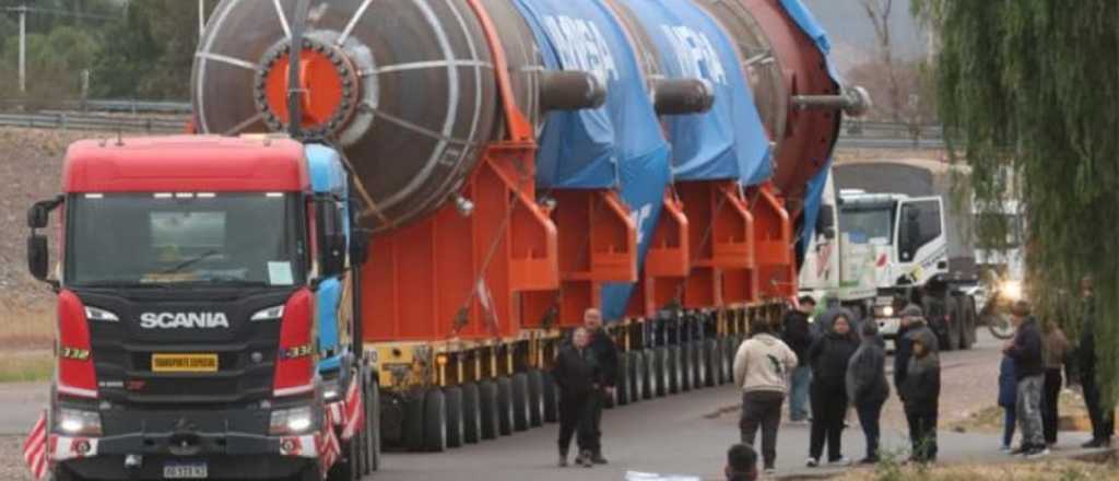 Los cortes de ruta por el traslado del reactor de IMPSA