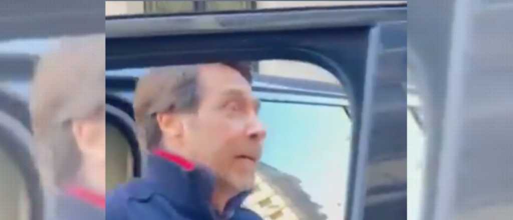 Video: sindicalista agredi&oacute; a Eduardo Feinmann a la salida de Radio Mitre