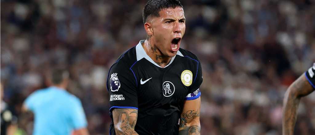 Video: lindo gol de Enzo Fernández en la goleada del Chelsea al West Ham