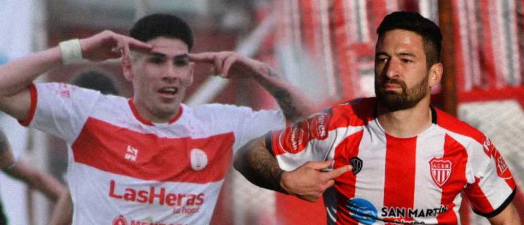 San Martín y Huracán Las Heras jugarán esta tarde un partido clave