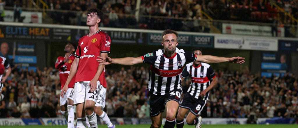 El Grimsby de la cuarta división eliminó al Manchester United