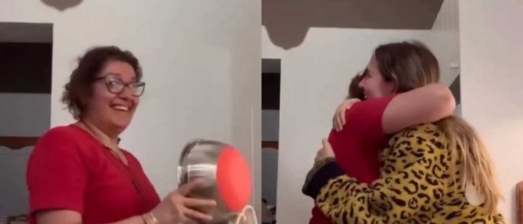 Video: Jimena Barón y su emotiva forma de presentar a la madrina de su hijo