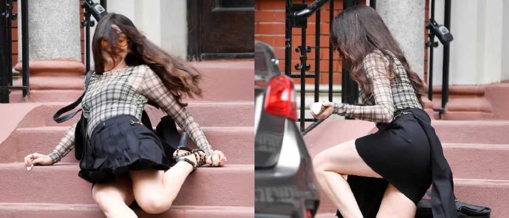 Video: la caída de Anne Hathaway en el rodaje de "El diablo viste a la moda 2"