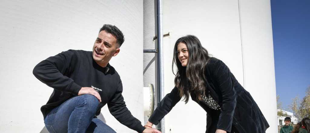 Calvente inaugur&oacute; una planta potabilizadora en El Sauce