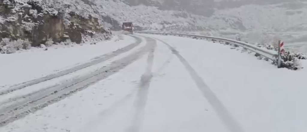 Videos: temporal de nieve y granizo en Alta Monta&ntilde;a 