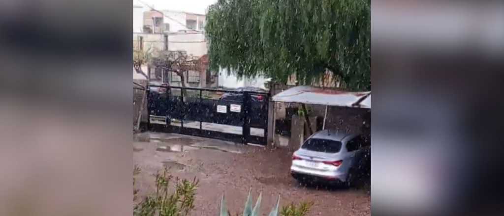 Videos: nevó en varias partes del Gran Mendoza