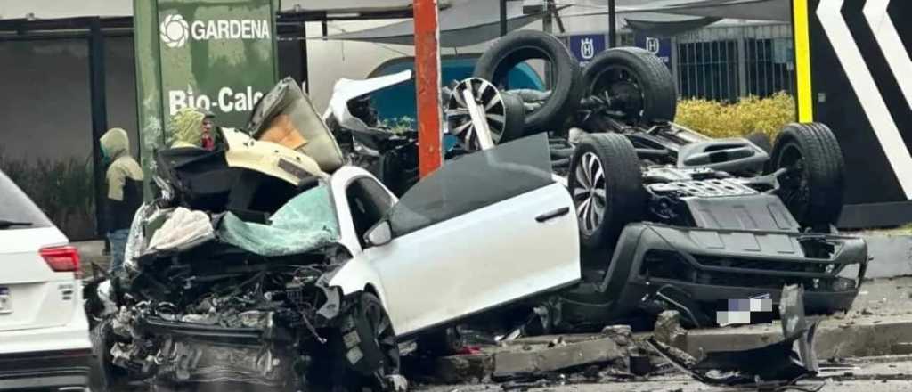 Un triple choque en San Rafael dejó un joven con muerte cerebral