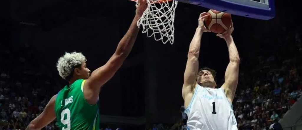 Argentina no pudo defender el título y cayó ante Brasil en la AmeriCup