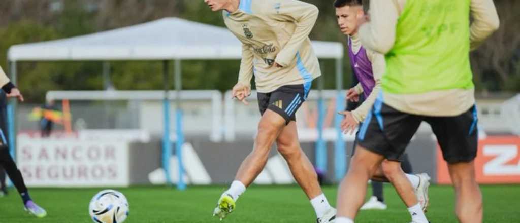 Argentina entrenó con Scaloni y ya piensa en Venezuela