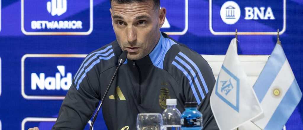 Scaloni habló en conferencia y dejó varios títulos: "Messi va a jugar"