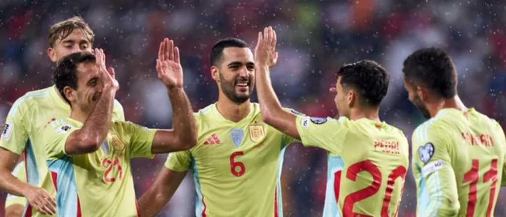 España arrancó con todo las Eliminatorias en Europa