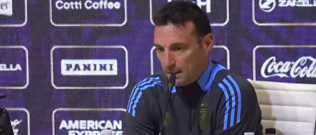 Scaloni ya tomó una decisión para el partido de mañana