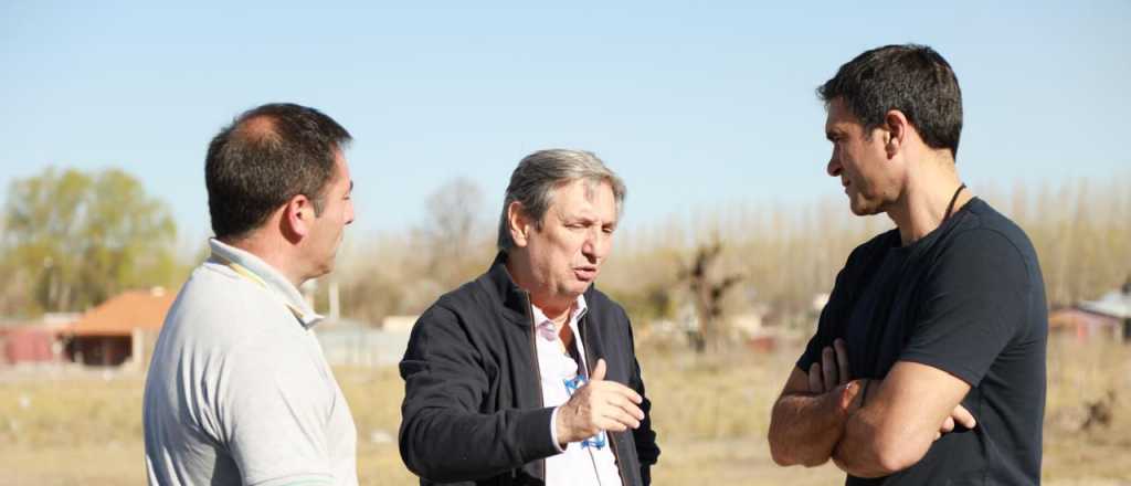 Emir Félix recorrió Tunuyán y cuestionó a Nación por el abandono de obras