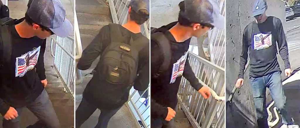 El FBI reveló imágenes del sospechoso del asesinato de Charlie Kirk