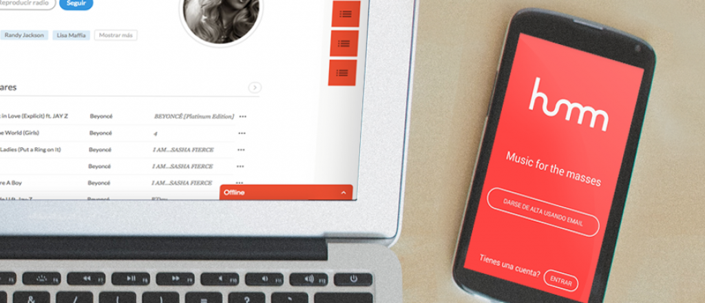 Sali&oacute; Humm, el Spotify a la espa&ntilde;ola y gratis